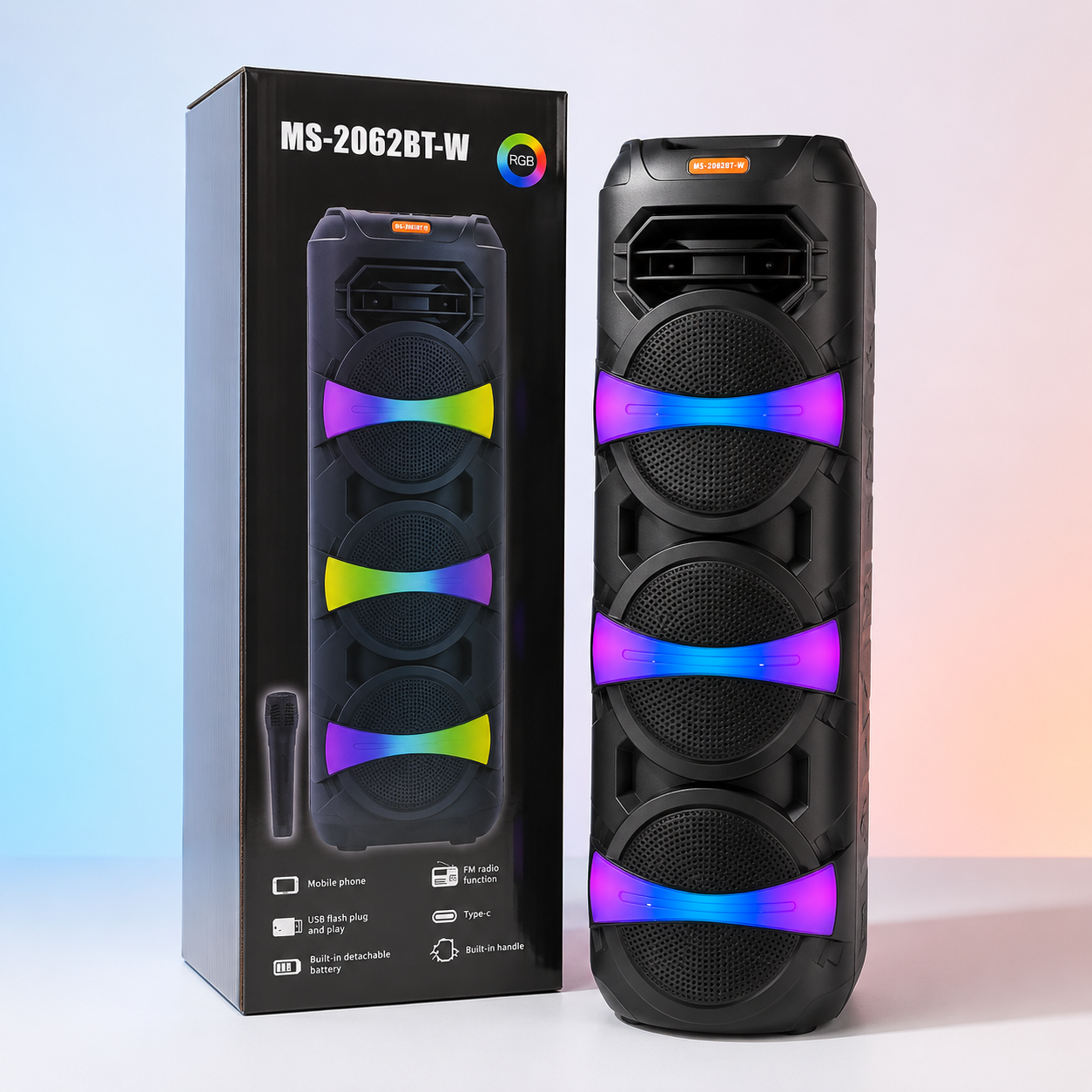 KARAOKE PARTY – Моќен RGB Звучник