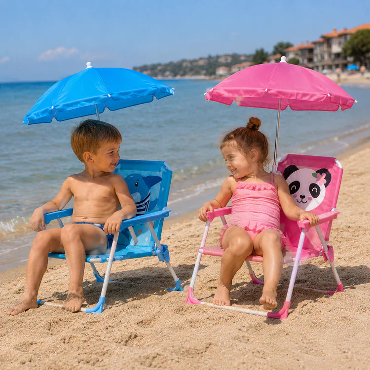 🏖️ Детско Преклопно Столче со Чадорче