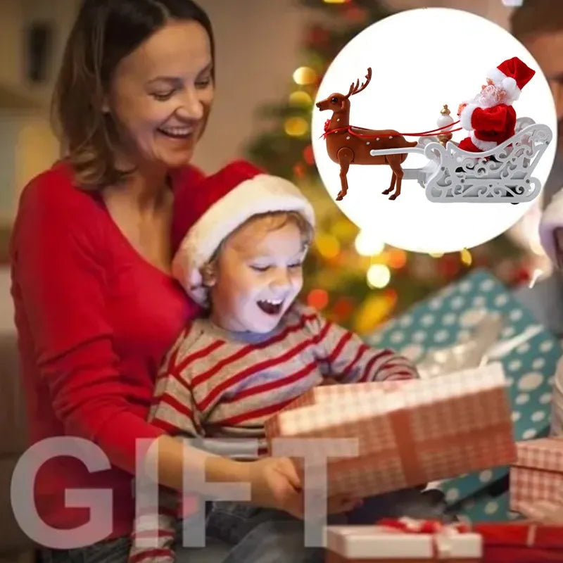 Дедо Мраз со санки